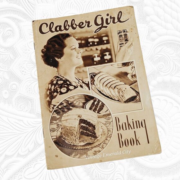 Vintage Clabber Girl Baking Book Clabber Girl Baking Powder Hultman & Co Indiana - Picture 1 of 7